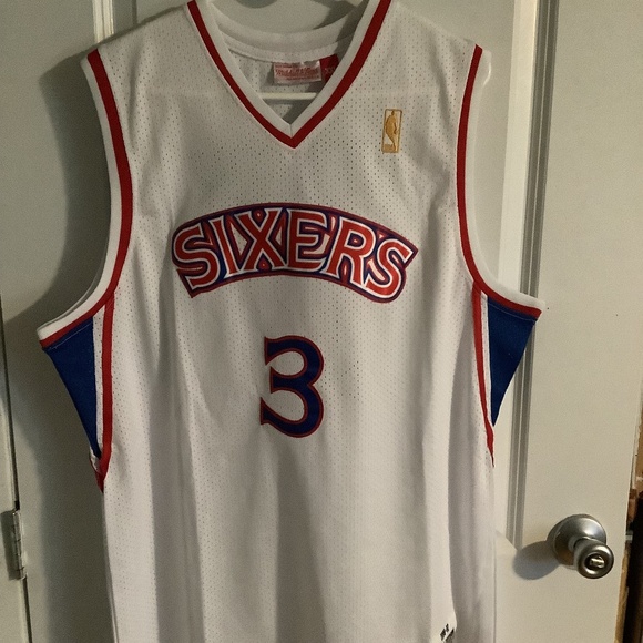 Allen Iverson Throwback 76ers Jersey Mens XXL - Picture 1 of 10